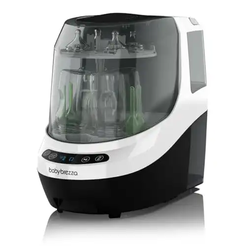 Baby Brezza Bottle Washer Pro - Baby Bottle Washer, Sterilizer + Dryer - All in One Machine