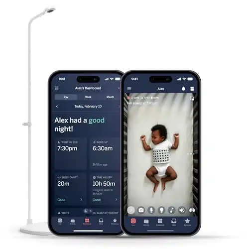 Nanit Pro Smart Baby Monitor & Floor Stand with Breathing Band